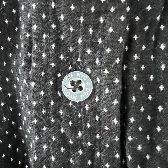 Vans DQM Men's Polka Dot Button Down Shirt - Picture 3 of 7